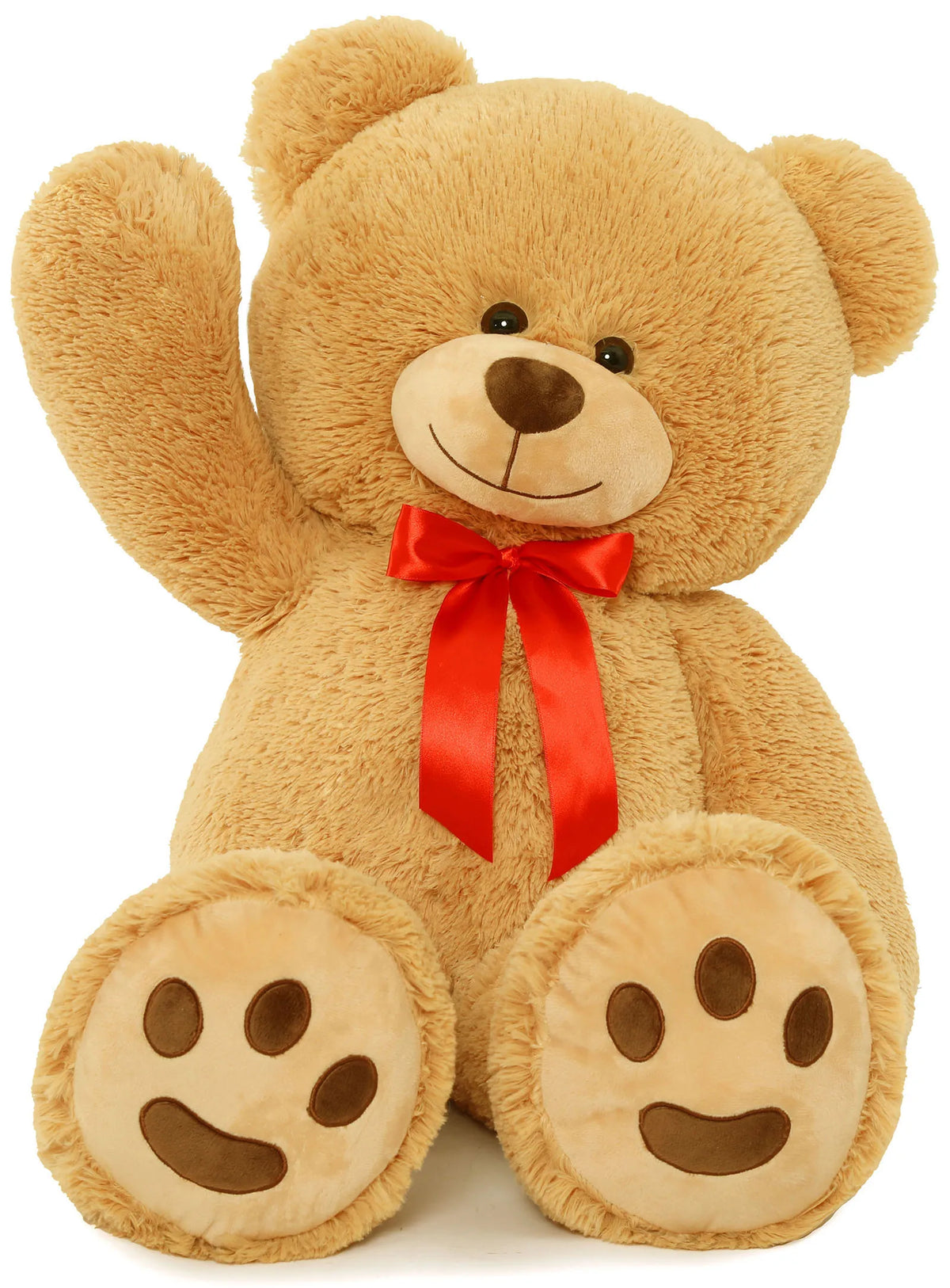 Cuddly Plush Teddy Bear | Large Brown Stuffed Animal for Comfort 0