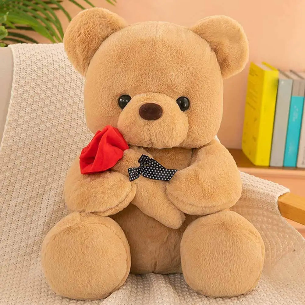 Cuddly Rose Bear | Plush Toy Stuffed Animal with Romantic Design | Perfect Gift for Love 0