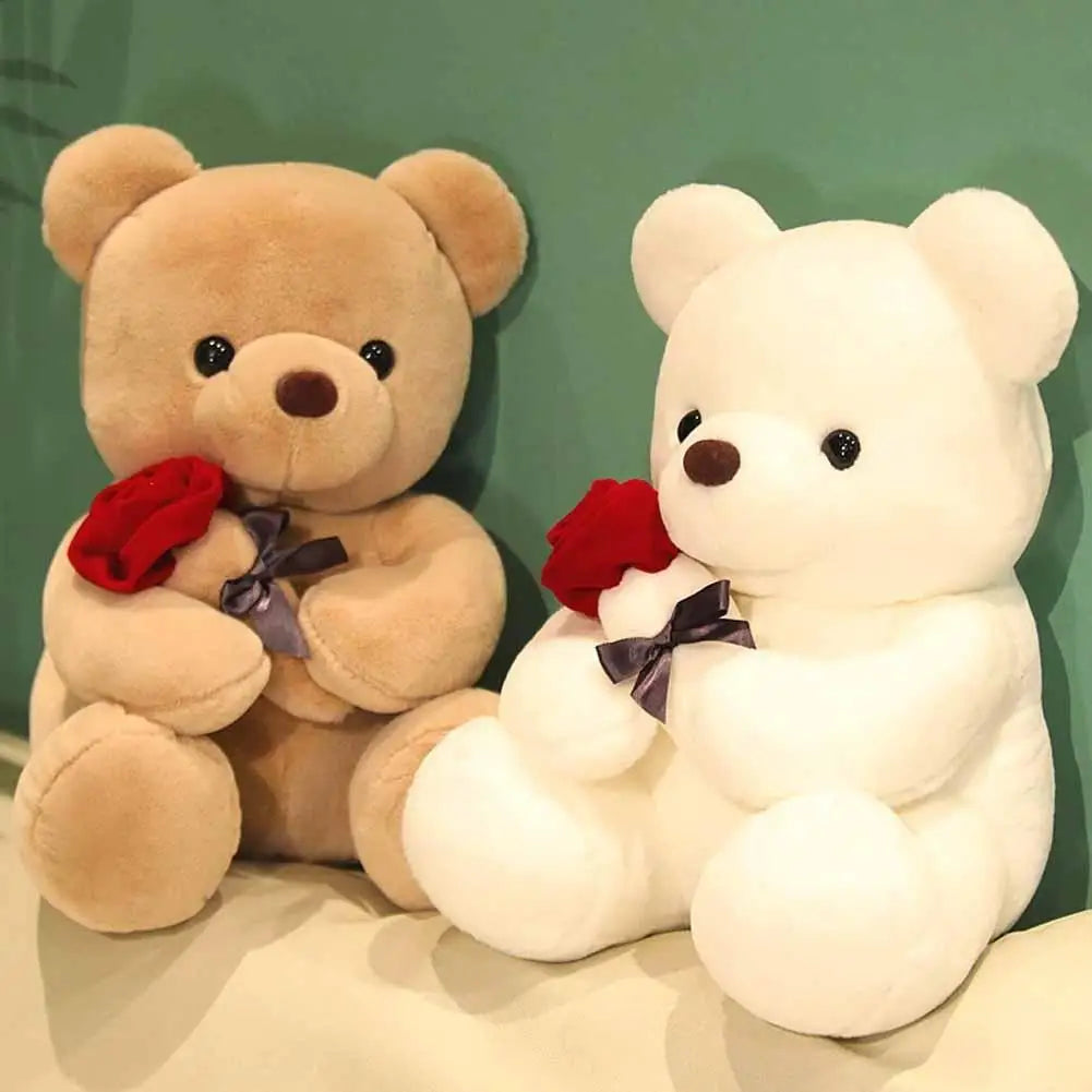 Cuddly Rose Bear | Plush Toy Stuffed Animal with Romantic Design | Perfect Gift for Love 1