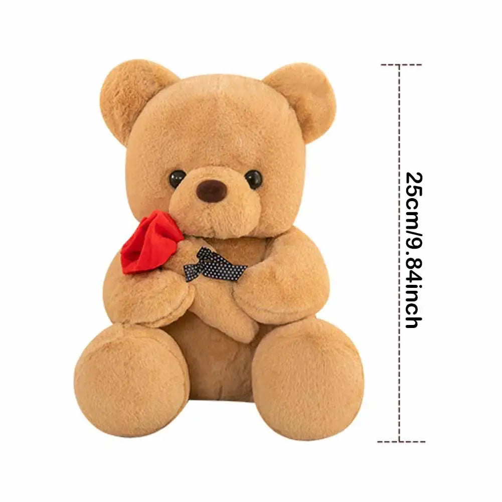 Cuddly Rose Bear | Plush Toy Stuffed Animal with Romantic Design | Perfect Gift for Love 4