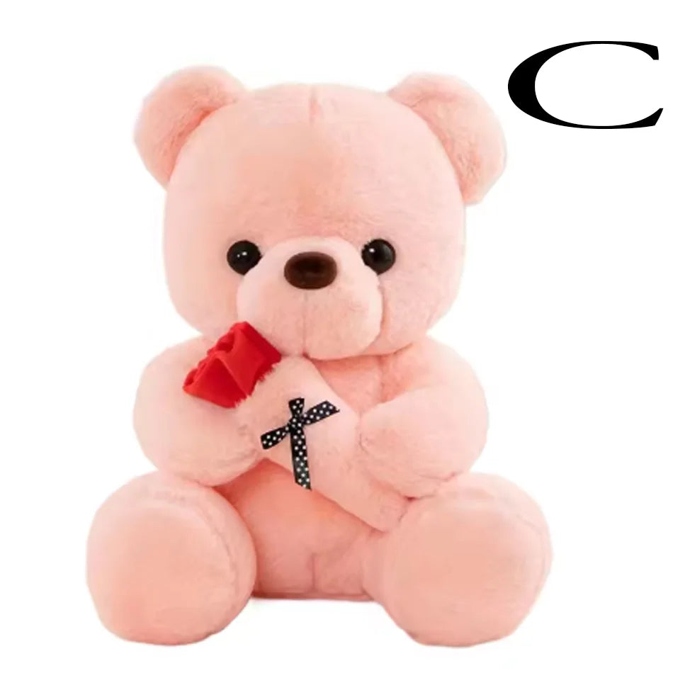 Cuddly Rose Bear | Plush Toy Stuffed Animal with Romantic Design | Perfect Gift for Love 9