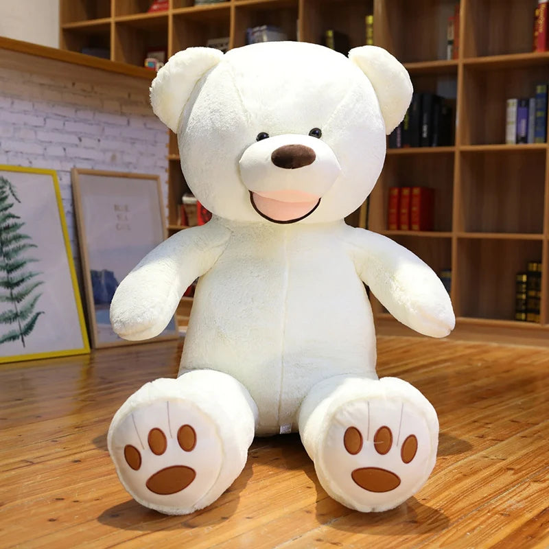 Giant Plush Bear | 100CM Soft Stuffed Animal for Cozy Hugs | Perfect Gift for All Occasions 10