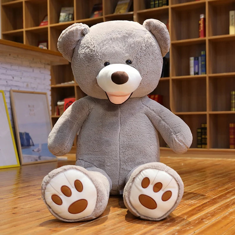 Giant Plush Bear | 100CM Soft Stuffed Animal for Cozy Hugs | Perfect Gift for All Occasions 11
