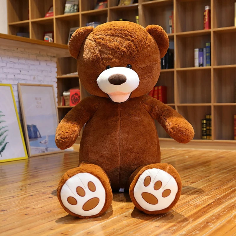 Giant Plush Bear | 100CM Soft Stuffed Animal for Cozy Hugs | Perfect Gift for All Occasions 7