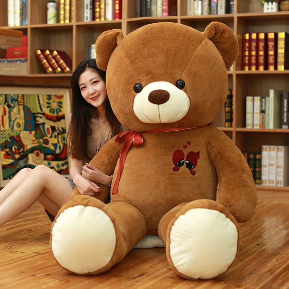 Giant Plush Bear | Soft Stuffed Animal Toy in 60-100CM Sizes | Perfect Cuddly Gift for All Ages 1