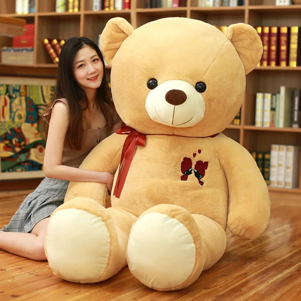 Giant Plush Bear | Soft Stuffed Animal Toy in 60-100CM Sizes | Perfect Cuddly Gift for All Ages 5