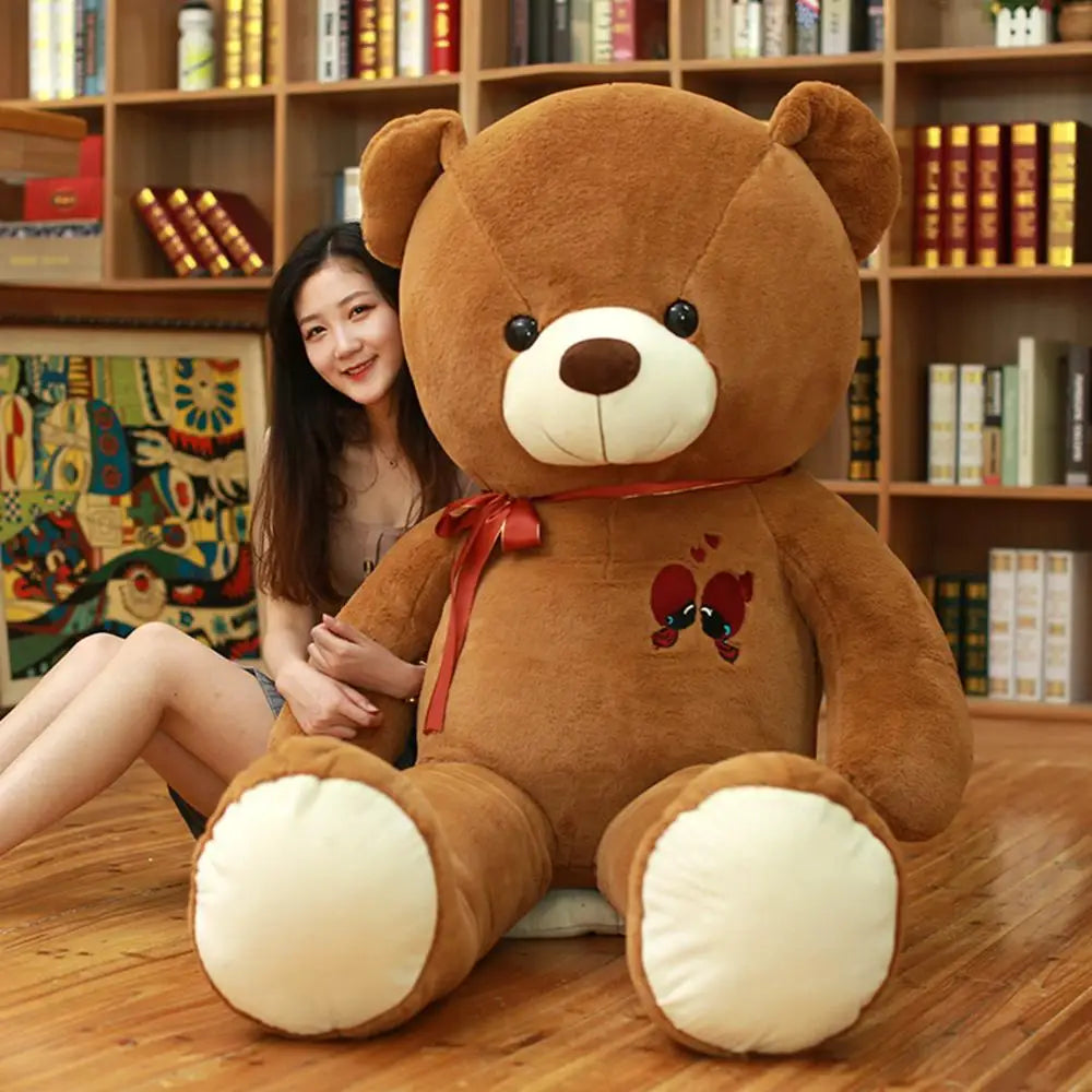 Giant Plush Bear | Soft Stuffed Animal Toy in 60-100CM Sizes | Perfect Cuddly Gift for All Ages 6