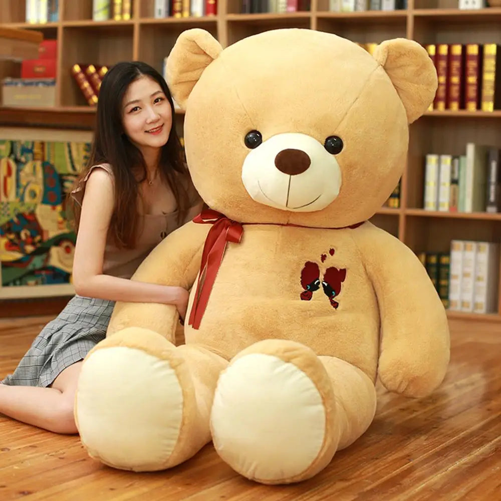 Giant Plush Bear | Soft Stuffed Animal Toy in 60-100CM Sizes | Perfect Cuddly Gift for All Ages 9