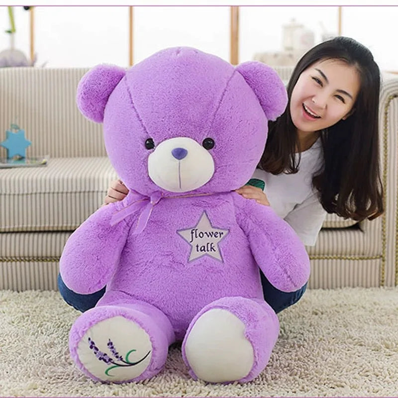 Giant Purple Bear | Stuffed Animal Plush Toy with Soft PP Cotton for Ultimate Comfort 0