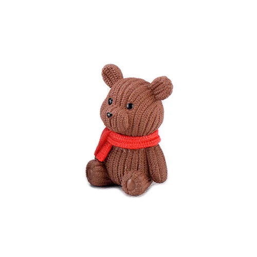 Miniature Teddy Bear Figurine | Cute Plastic Decoration with Whimsical Design | Perfect for Fairy Gardens and Home Decor 14