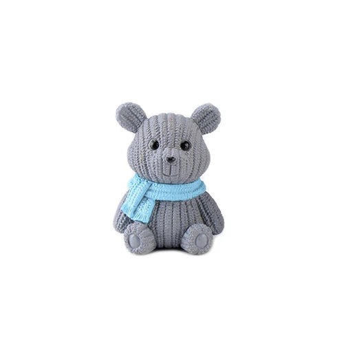 Miniature Teddy Bear Figurine | Cute Plastic Decoration with Whimsical Design | Perfect for Fairy Gardens and Home Decor 22