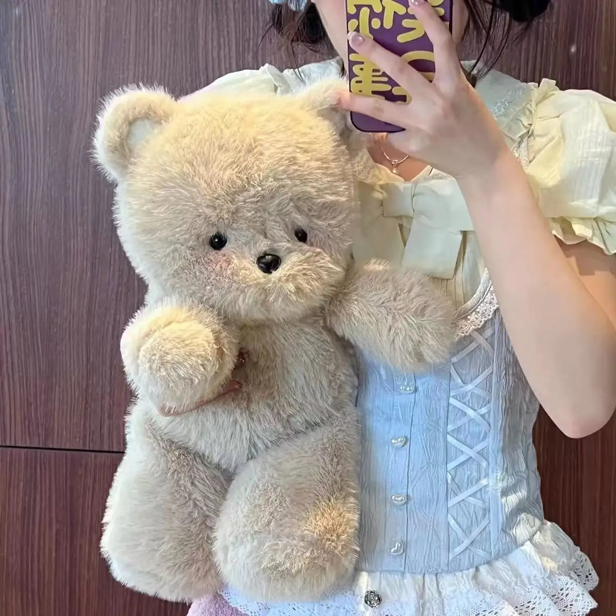 Plush Bear | 25CM Stuffed Animal with Cute Cartoon Design | Ideal Gift for Kids 0