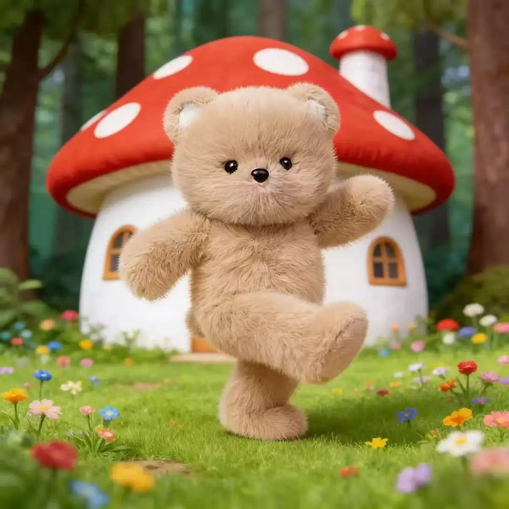 Plush Bear | 25CM Stuffed Animal with Cute Cartoon Design | Ideal Gift for Kids 4