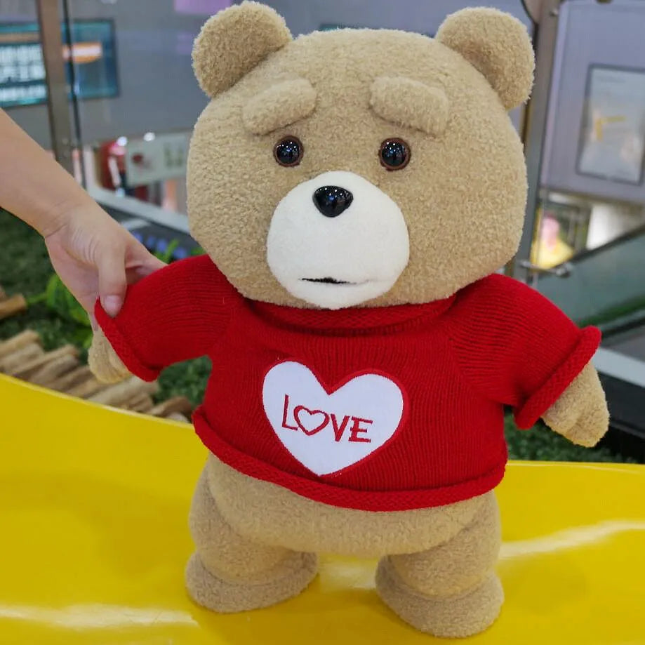Plush Teddy Bear | 43cm Soft Doll with Cute Apron Design | Perfect Gift for All Occasions 1