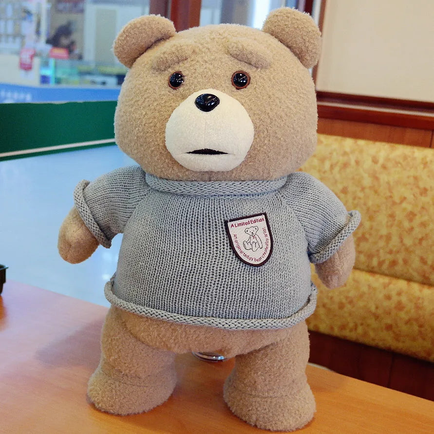 Plush Teddy Bear | 43cm Soft Doll with Cute Apron Design | Perfect Gift for All Occasions 10