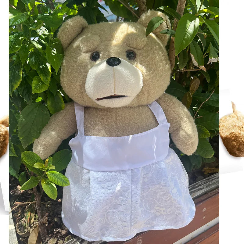 Plush Teddy Bear | 43cm Soft Doll with Cute Apron Design | Perfect Gift for All Occasions 2