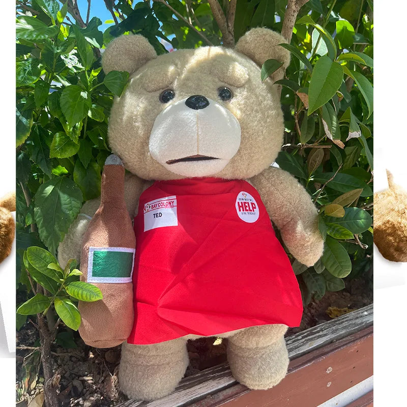 Plush Teddy Bear | 43cm Soft Doll with Cute Apron Design | Perfect Gift for All Occasions 5
