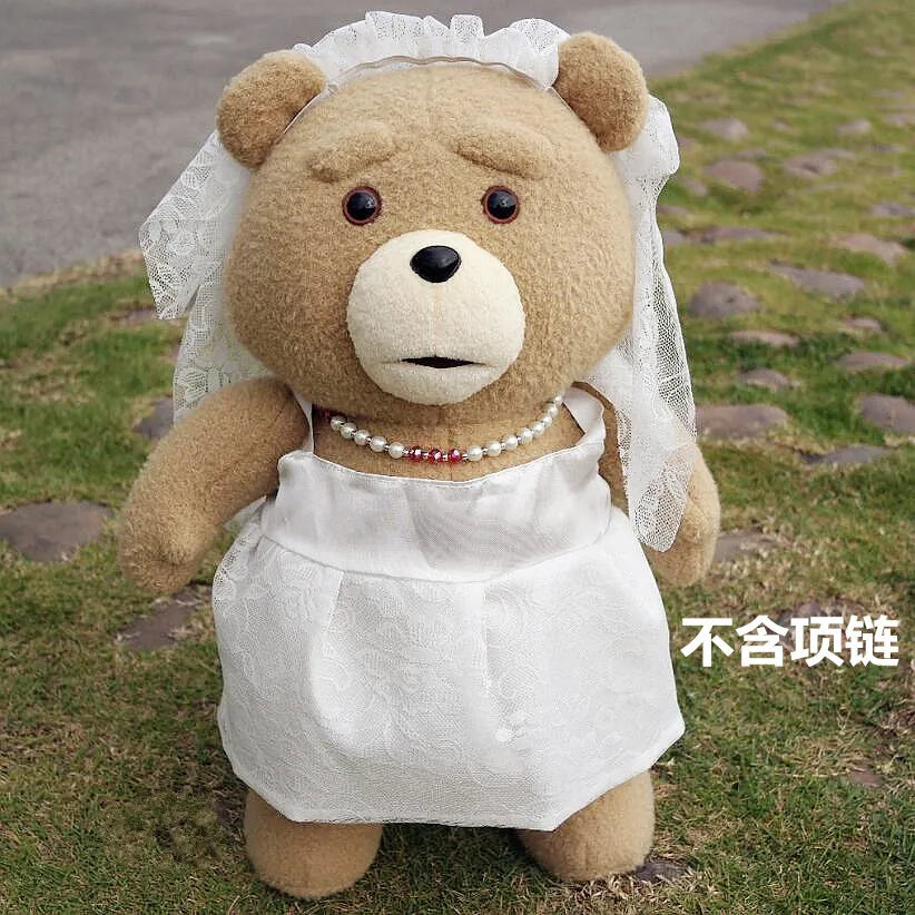 Plush Teddy Bear | 43cm Soft Doll with Cute Apron Design | Perfect Gift for All Occasions 8